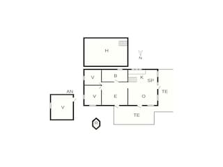 Ferienhaus Bjerge Strand Grundriss 38