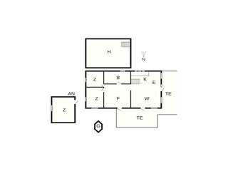 Ferienhaus Bjerge Strand Grundriss 6