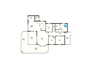 Vakantiehuis Bork Havn Grondplan 20