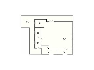 Vakantiehuis Martofte Grondplan 39