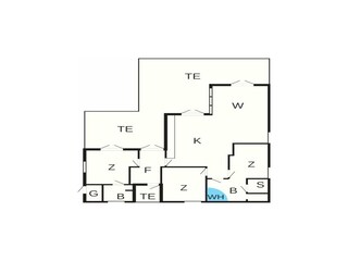 Vakantiehuis Nysted Grondplan 5
