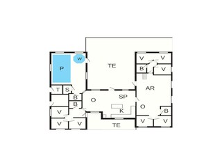 Vakantiehuis Brenderup Grondplan 19