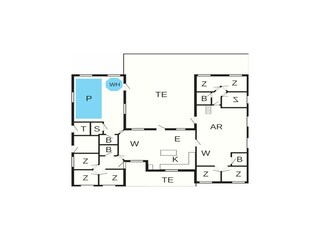 Casa de vacaciones Brenderup Plano de planta 7