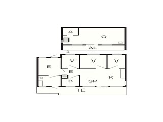 Vakantiehuis Bork Havn Grondplan 24