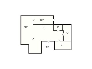 Casa de vacaciones Kulhuse Plano de planta 3