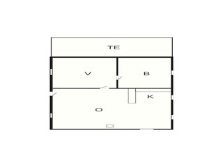 Maison de vacances Fanø Bad Plan d'étage 16