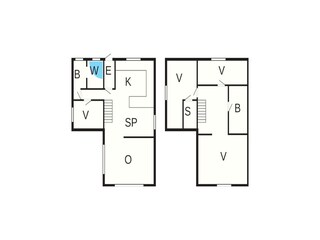 Maison de vacances Blåvand Plan d'étage 2