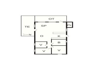 Casa per le vacanze Søndervig Pianta del piano 37