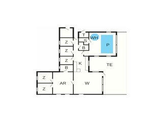 Vakantiehuis Fåborg Grondplan 30