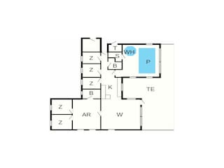 Vakantiehuis Fåborg Grondplan 6