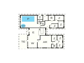 Casa de vacaciones Dronningmølle Plano de planta 3