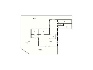 Holiday house Bratten Strand Floor Plan 4