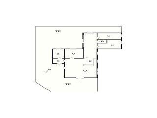 Vakantiehuis Bratten Strand Grondplan 44