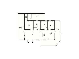 Maison de vacances Nørlev Strand Plan d'étage 39