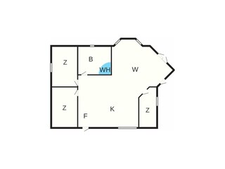 Vakantiehuis Helligsø Grondplan 19