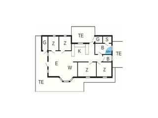 Casa de vacaciones Løkken Plano de planta 5