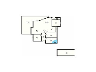 Vakantiehuis Hirtshals Grondplan 17