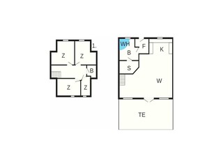 Vakantiehuis Blåvand Grondplan 37