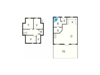 Casa per le vacanze Blåvand Pianta del piano 37