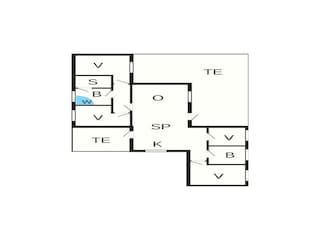Casa de vacaciones Sømarken Plano de planta 21