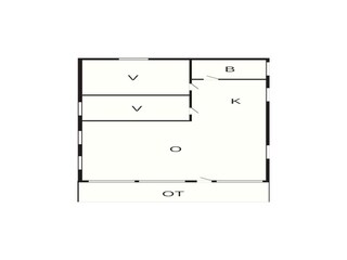 Casa de vacaciones Aalbæk Plano de planta 22