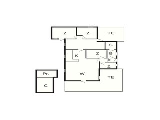Maison de vacances Ydby Plan d'étage 6