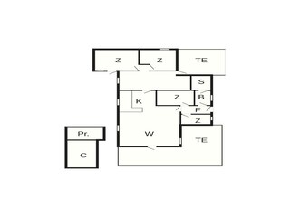 Maison de vacances Ydby Plan d'étage 6
