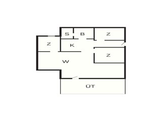 Vakantiehuis Juelsminde Grondplan 3