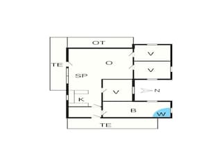 Holiday house Vorupør Floor Plan 6