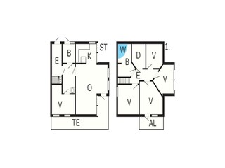 Casa per le vacanze Masfjorden Pianta del piano 67