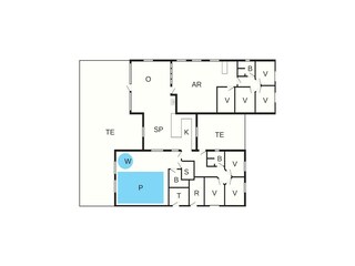 Maison de vacances Henne Strand Plan d'étage 39