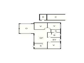 Casa de vacaciones Knud Strand Plano de planta 10