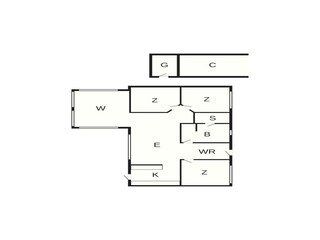 Casa de vacaciones Knud Strand Plano de planta 9