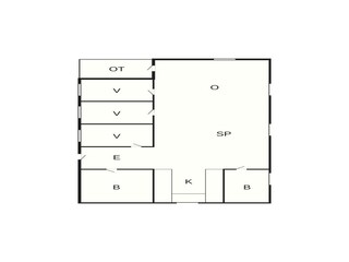 Casa per le vacanze Høll Pianta del piano 39