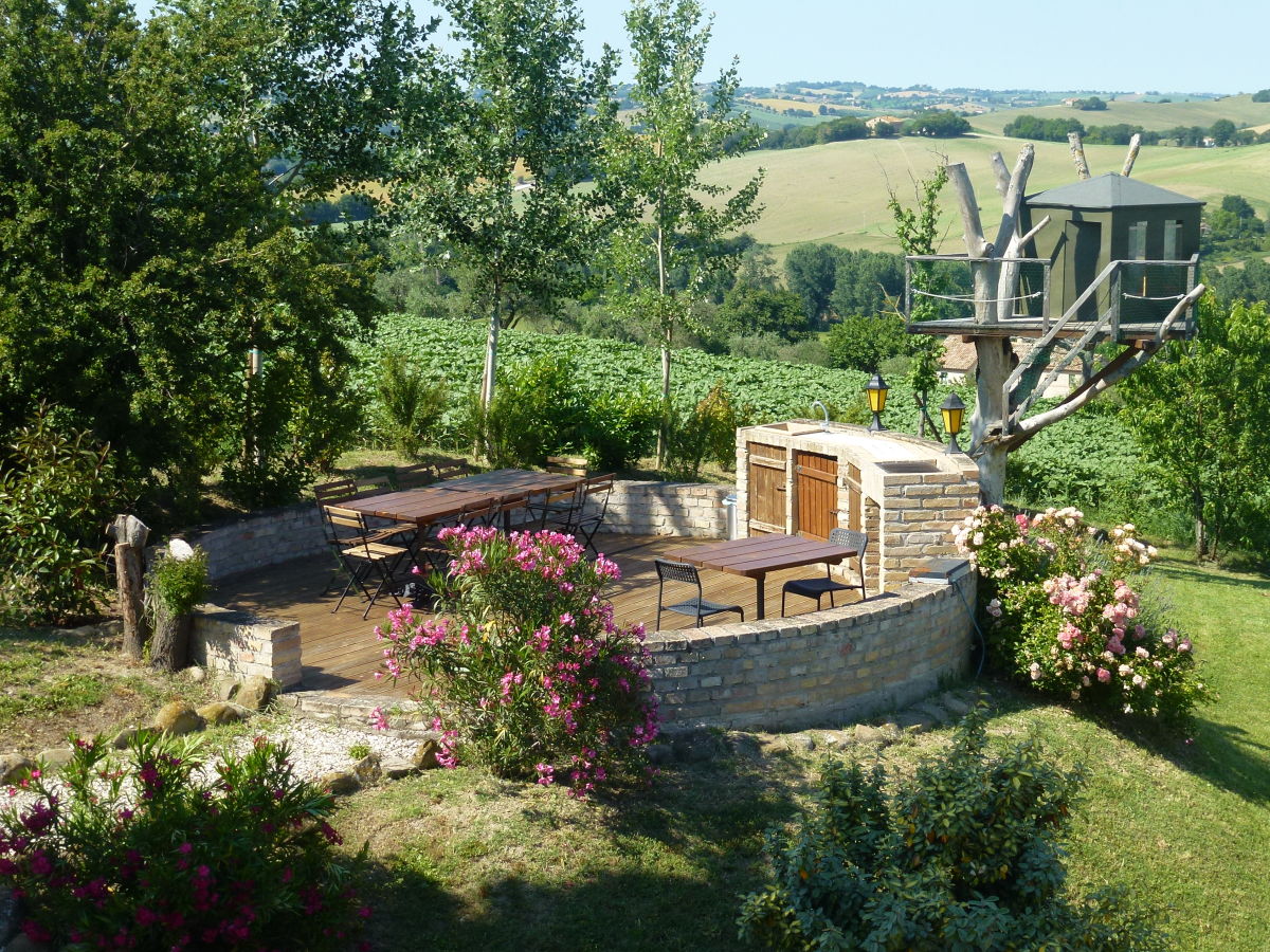 Sommerküche und Baumhaus