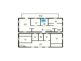 Casa per le vacanze Gardsjö Pianta del piano 45