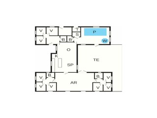 Maison de vacances Liseleje Plan d'étage 56