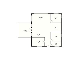 Vakantiehuis Saltum Grondplan 27