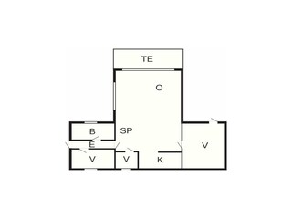 Vakantiehuis Vellerup Grondplan 4