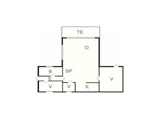 Vakantiehuis Vellerup Grondplan 44