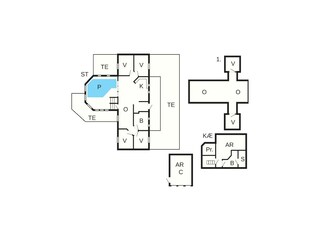 Ferienhaus Hirtshals Grundriss 2