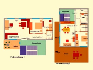 Plan FeWo1 u. FeWo 2