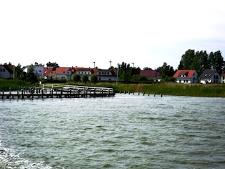 Sicht auf Ferienhaussiedlung