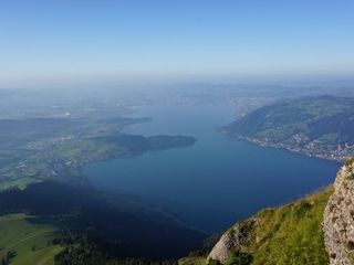 Zugersee Sicht von der Rigi