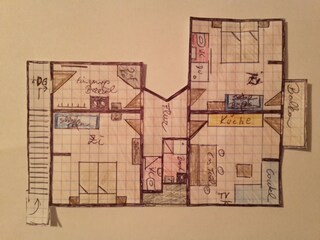 Vakantieappartement Mittersill Grondplan 21