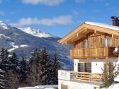 Unser Chalet mit Blick auf die Zillertaler Berge