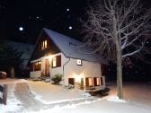 Ferienhaus im Winter