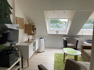 Wohnzimmer (Klimagerät in den Sommermonaten)