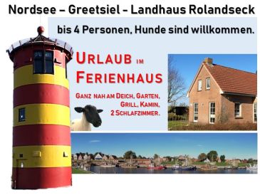Greetsiel - Ferienhaus Landhaus Rolandseck