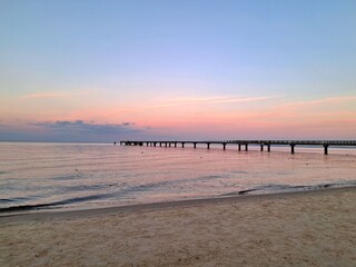 Sonnenuntergangsstimmung am Ahlbecker Strand